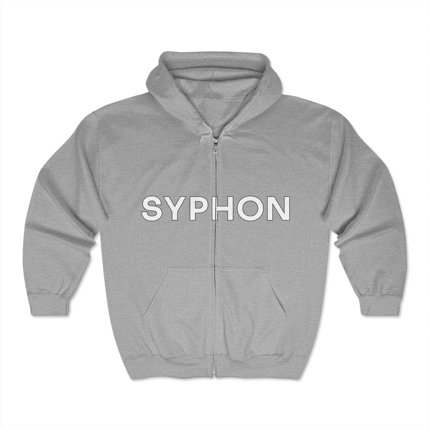 SYPHON Zip-Up Hooded Sweatshirt