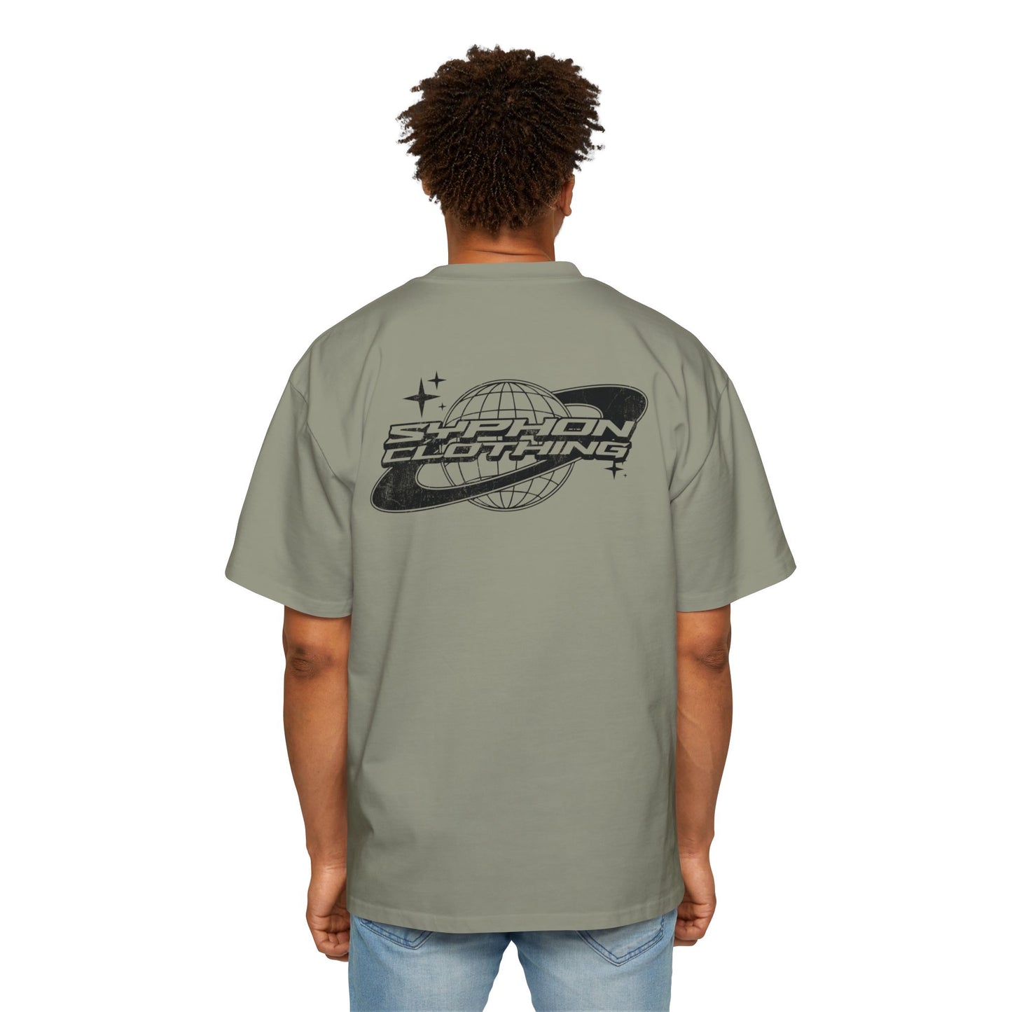 Men's Saturn Logo Heavy Oversized Tee