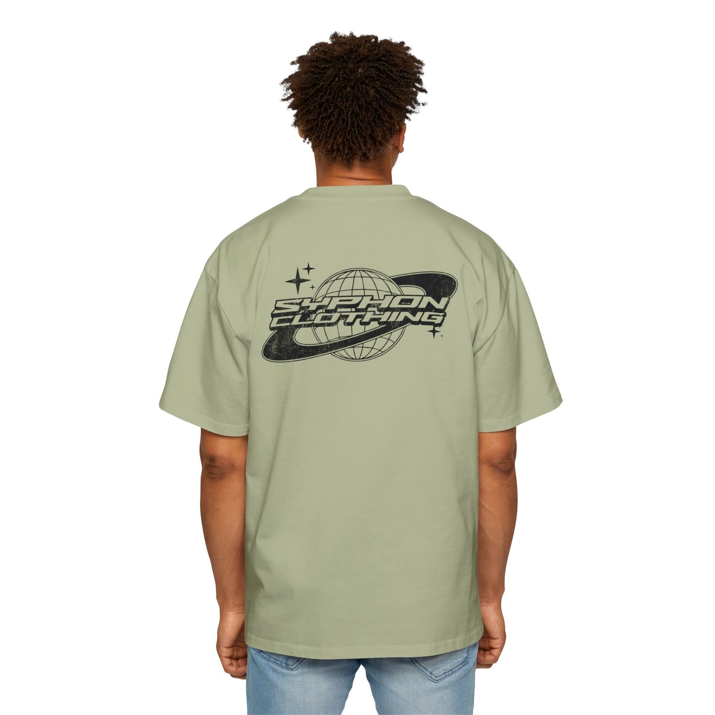 Men's Saturn Logo Heavy Oversized Tee