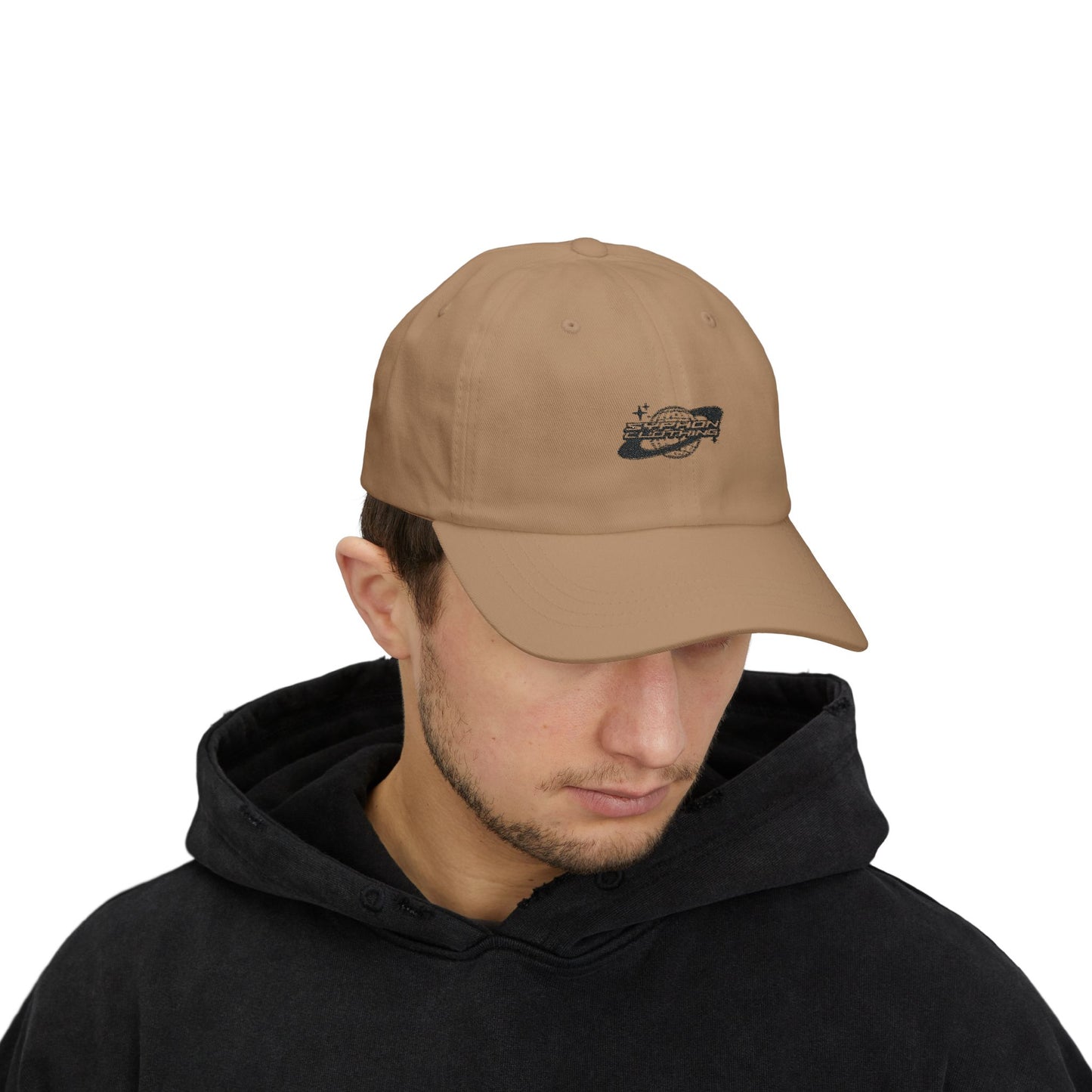 Embroidered Saturn Syphon Design Dad Cap