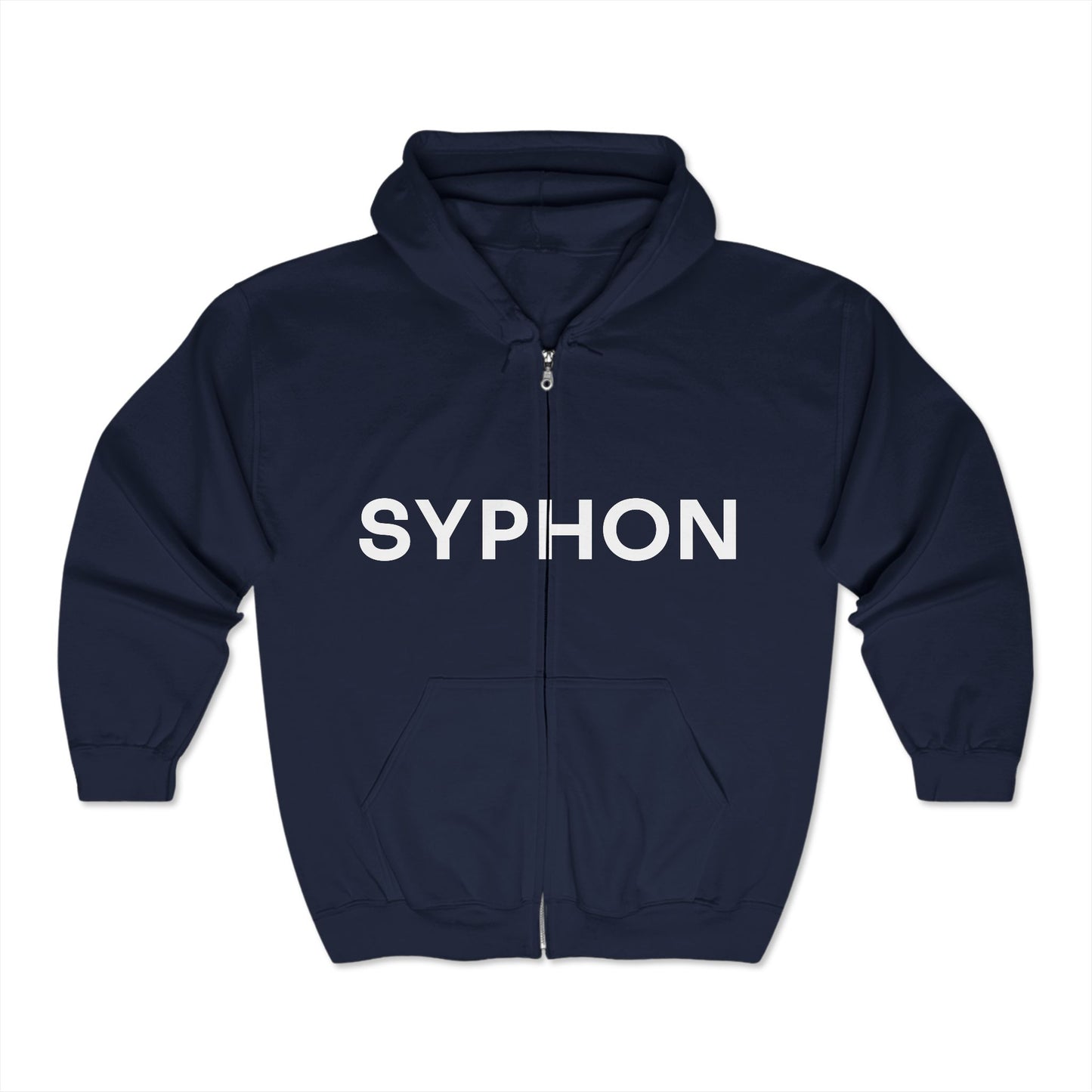 SYPHON Zip-Up Hooded Sweatshirt